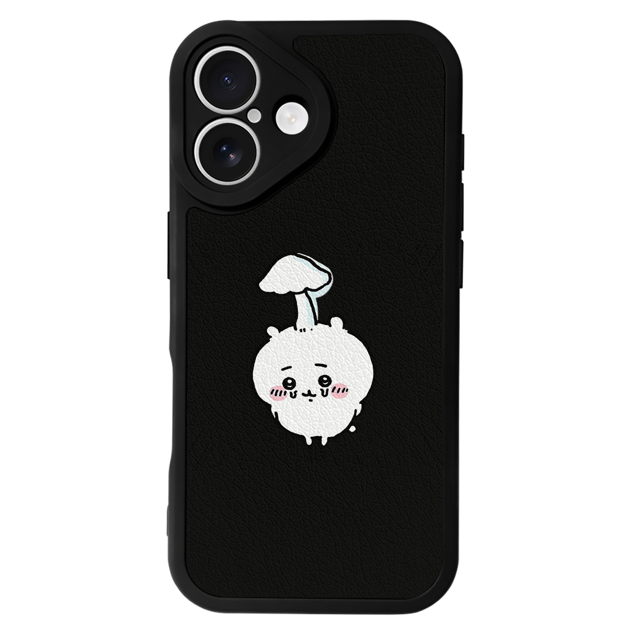 （画像用） ちいかわ ちいかわ Chii-kawa chiikawa 【iPhone 16シリーズ対応】シリコンスマホケース（レザー調） 材質：シリコン